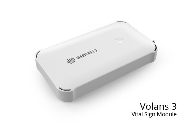Volans 3 Vital Sign Module for Warp 3 Medical Recorder: 4-Lead ECG, NIBP, SpO2, Temperature, Breath Rate, Heart Rate